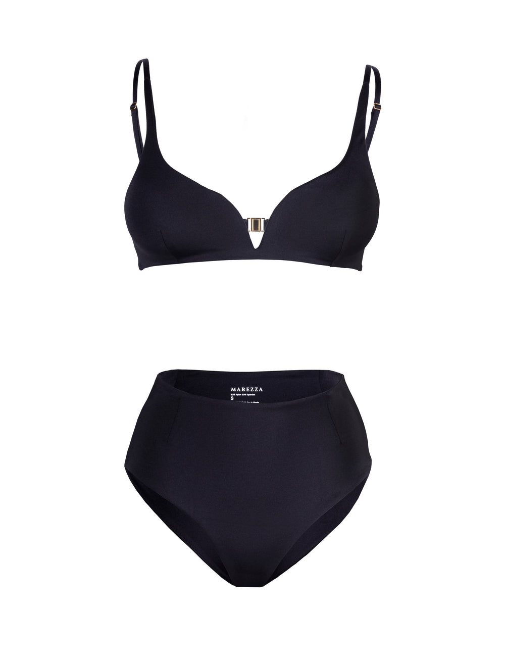 Plavkové kalhotky se záševkami  Ligeia v metalické černé