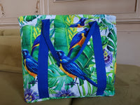 Isola Verde - praktická plážová taška z bavlněného plátna