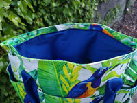 Isola Verde - praktická plážová taška z bavlněného plátna