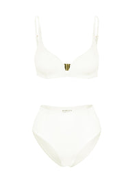 Plavkové kalhotky se záševkami  Ligeia v barvě slonové kosti