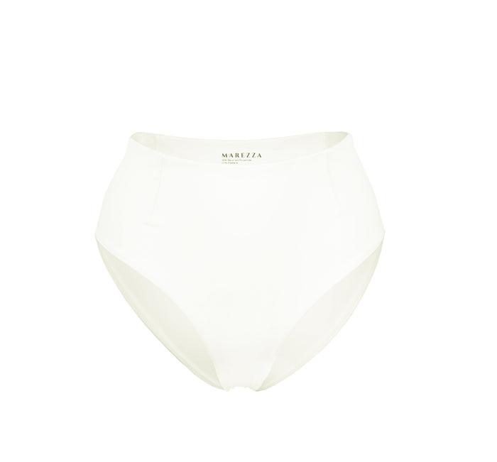 Plavkové kalhotky se záševkami  Ligeia v barvě slonové kosti