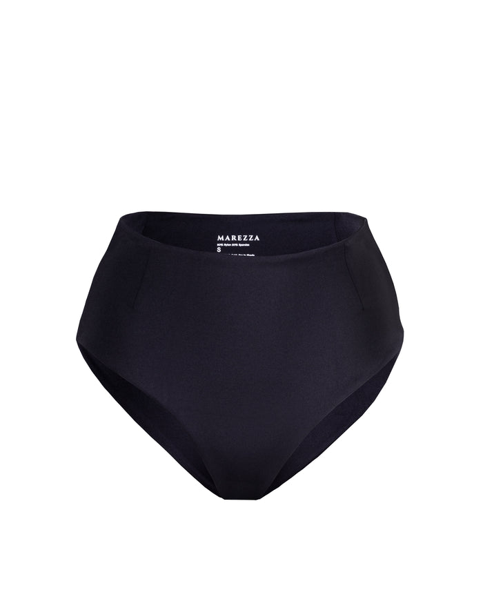 Plavkové kalhotky se záševkami  Ligeia v metalické černé