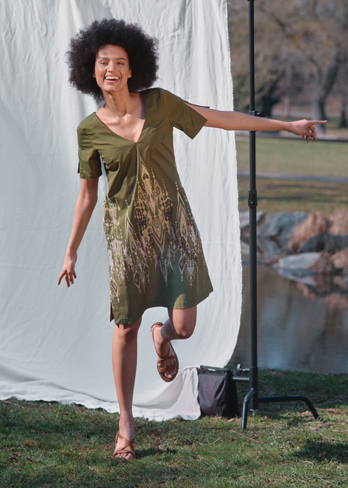 Biacco Caftan Dress